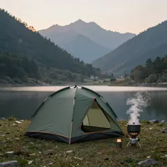 Wochenende: Zelt am Bergsee